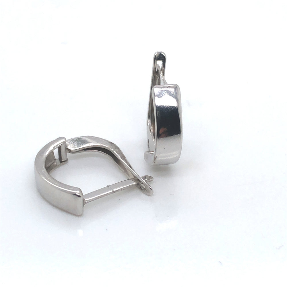 9 Carat Wg-Silv-Fill Earrings