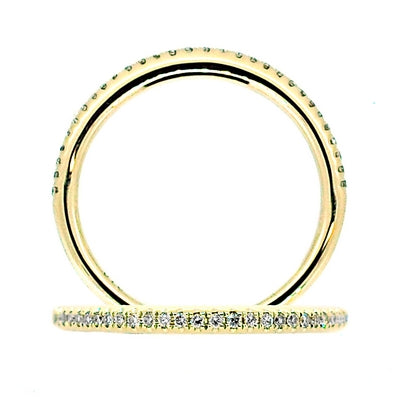 9ct YG Diamond Set Ring