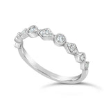 9ct White Gold Diamond Ring