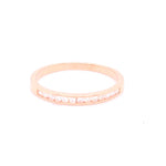 9ct Rose Gold Diamond Ring