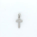 18ct WG Cross Pendant