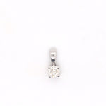 18ct White Gold Diamond Pendant