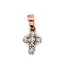 9ct RG Cross Pendant