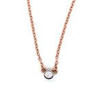9ct RG Diamond Pendant & Chain