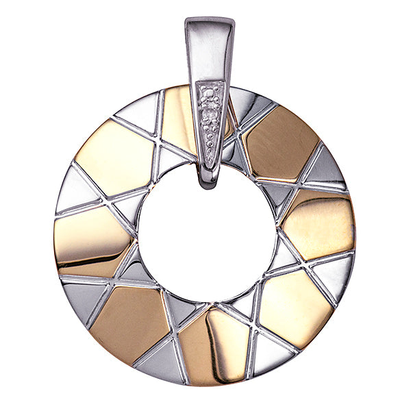 9ct Two Tone Pendant
