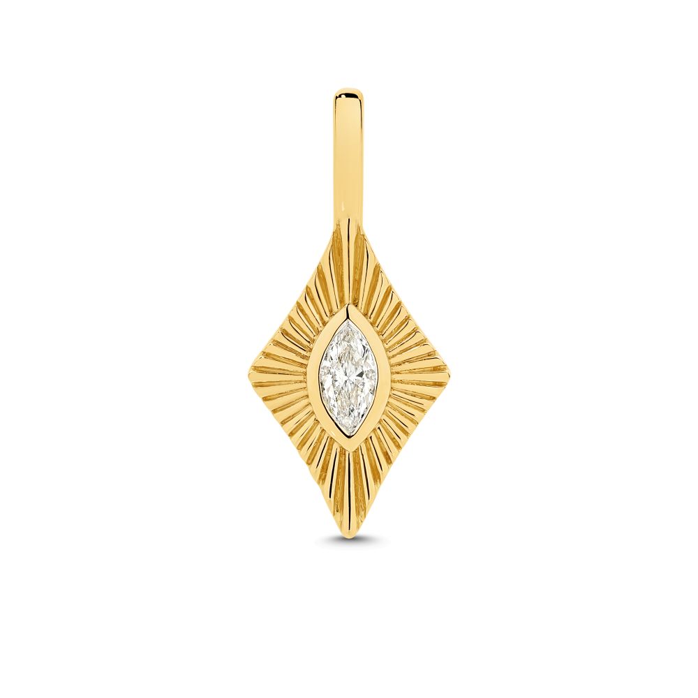 9ct Gold Diamond Pendant