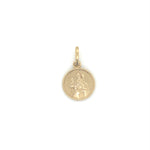 9ct YG Confirmation Disc Pendant