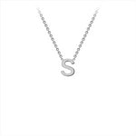 9ct WG Initial Necklace/ Pendant