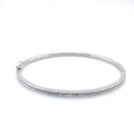 9ct WG Diamond Bangle