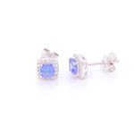 9ct WG Tanzanite Earrings