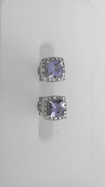 9ct WG Tanzanite Earrings