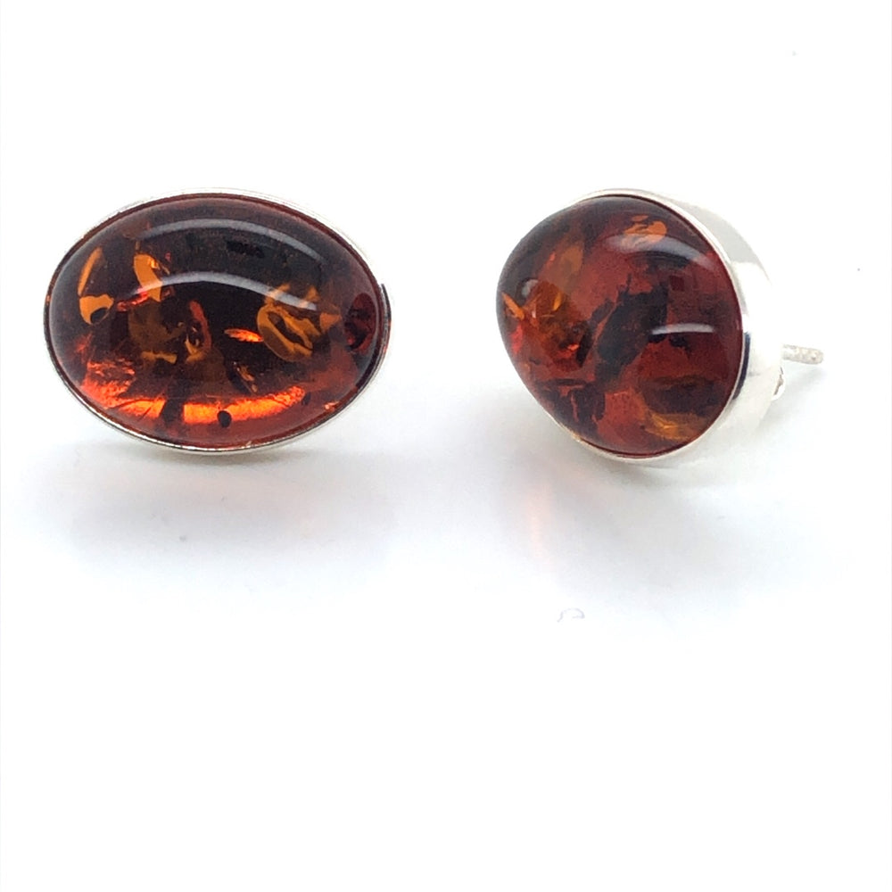 SS Amber Earring
