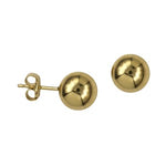 9ct YG Ball Stud