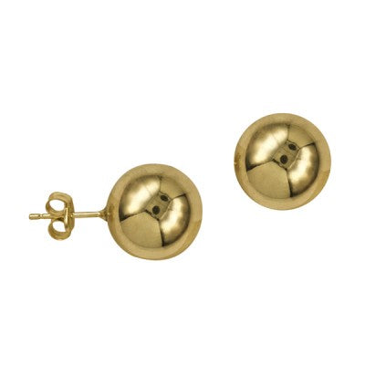 9ct YG Ball Studs