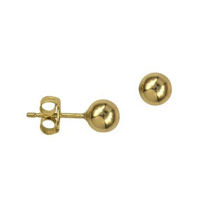 9ct YG Ball Stud