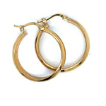 9ct YG Medium Hoop