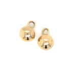 9ct YG Ball Charm Earring