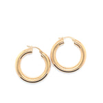 9ct YG Hoop Earrings