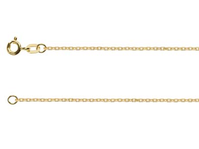 18ct YG Trace 45cm Chain