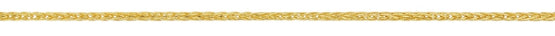 9ct Gold Solid Magic Wheat 45cm Chain