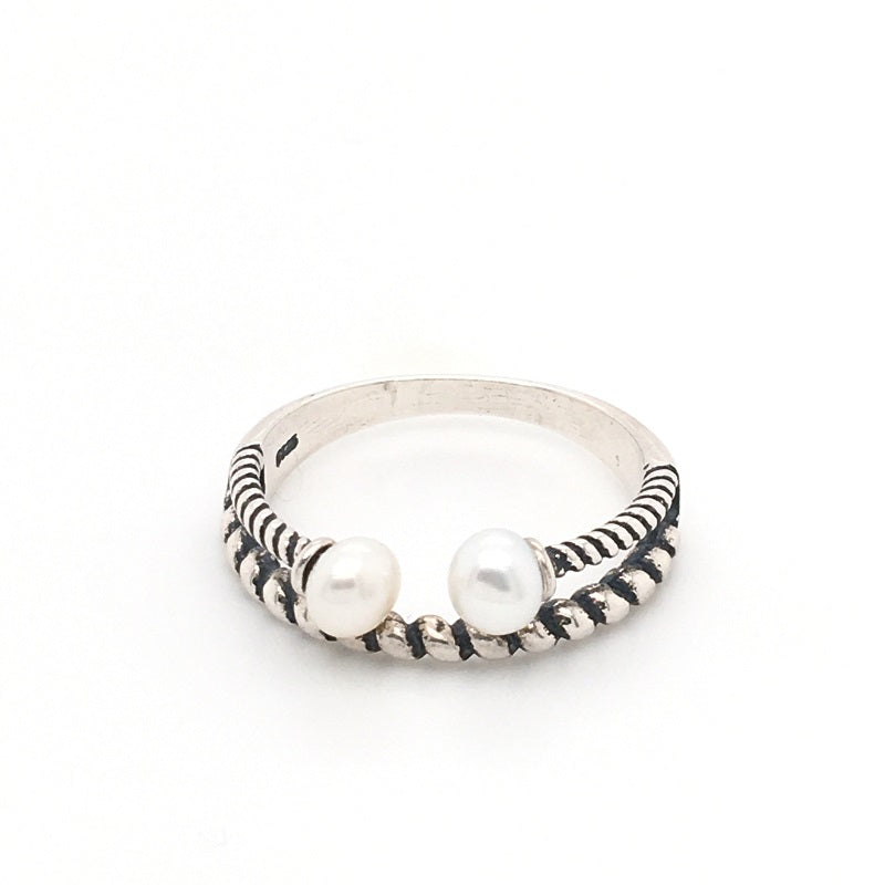 Sterling Silver Pearl Ring