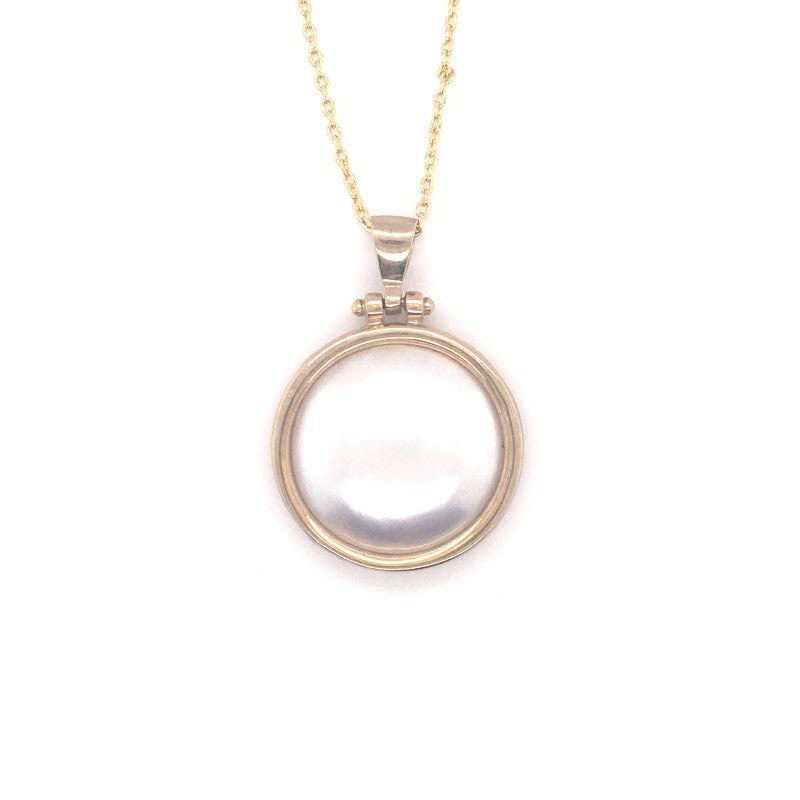 9ct YG Pearl Pendant