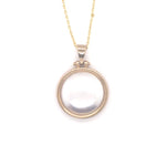 9ct YG Pearl Pendant
