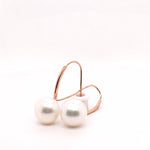 9ct Rose Gold Pearl Earrings