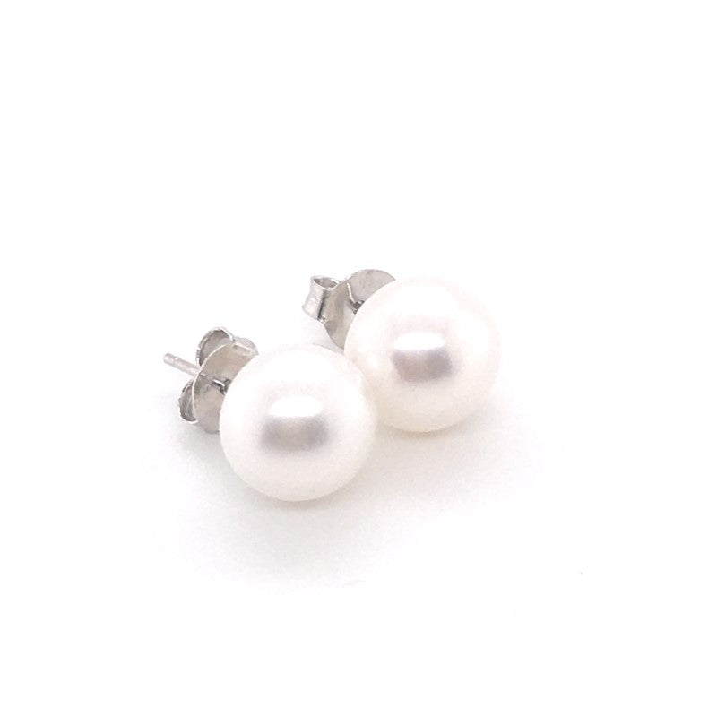 Sterling Silver Pearl Stud