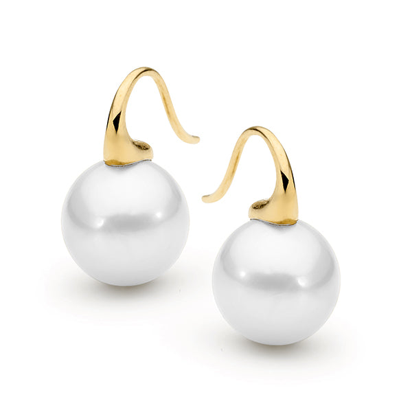 9ct YG Pearl Earring