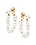 9ct YG Pearl Earring