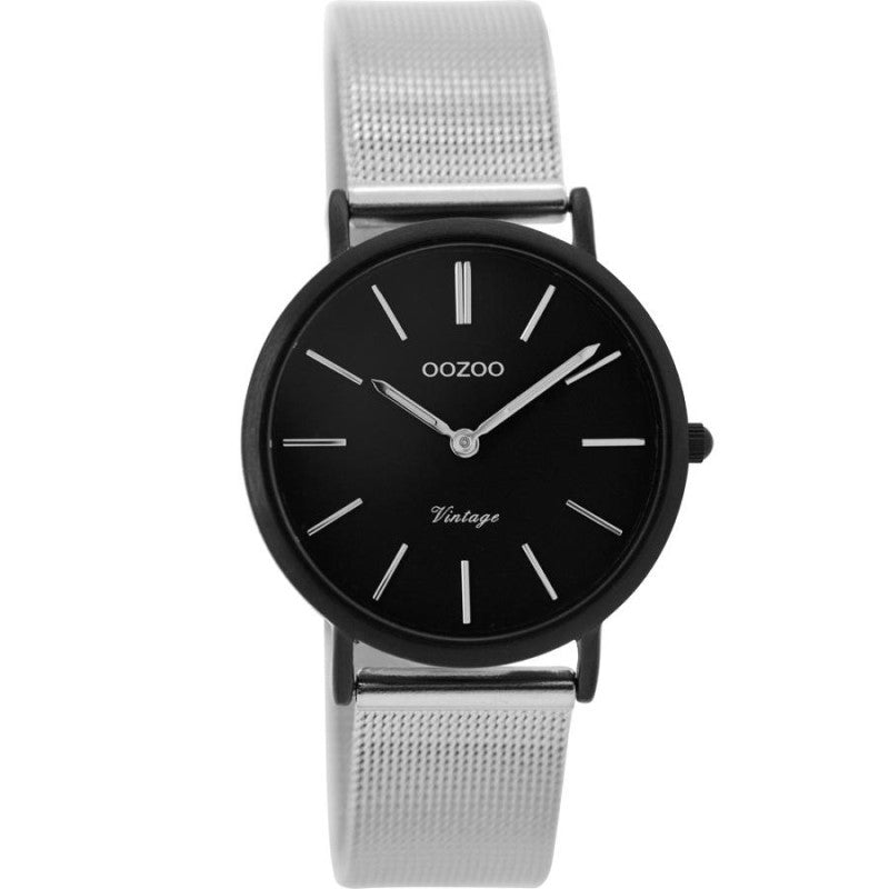 OOZOO Black/Mesh Watch - C8879D