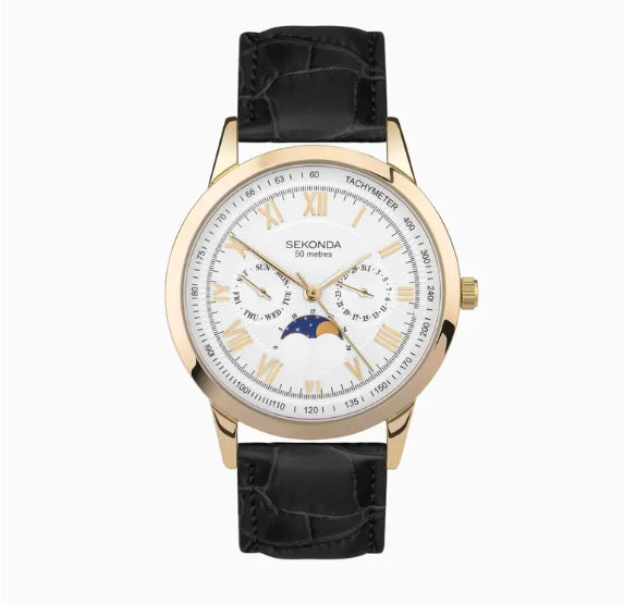 Sekonda Armstrong Moon Phase Gents Analogue Watch SK30147