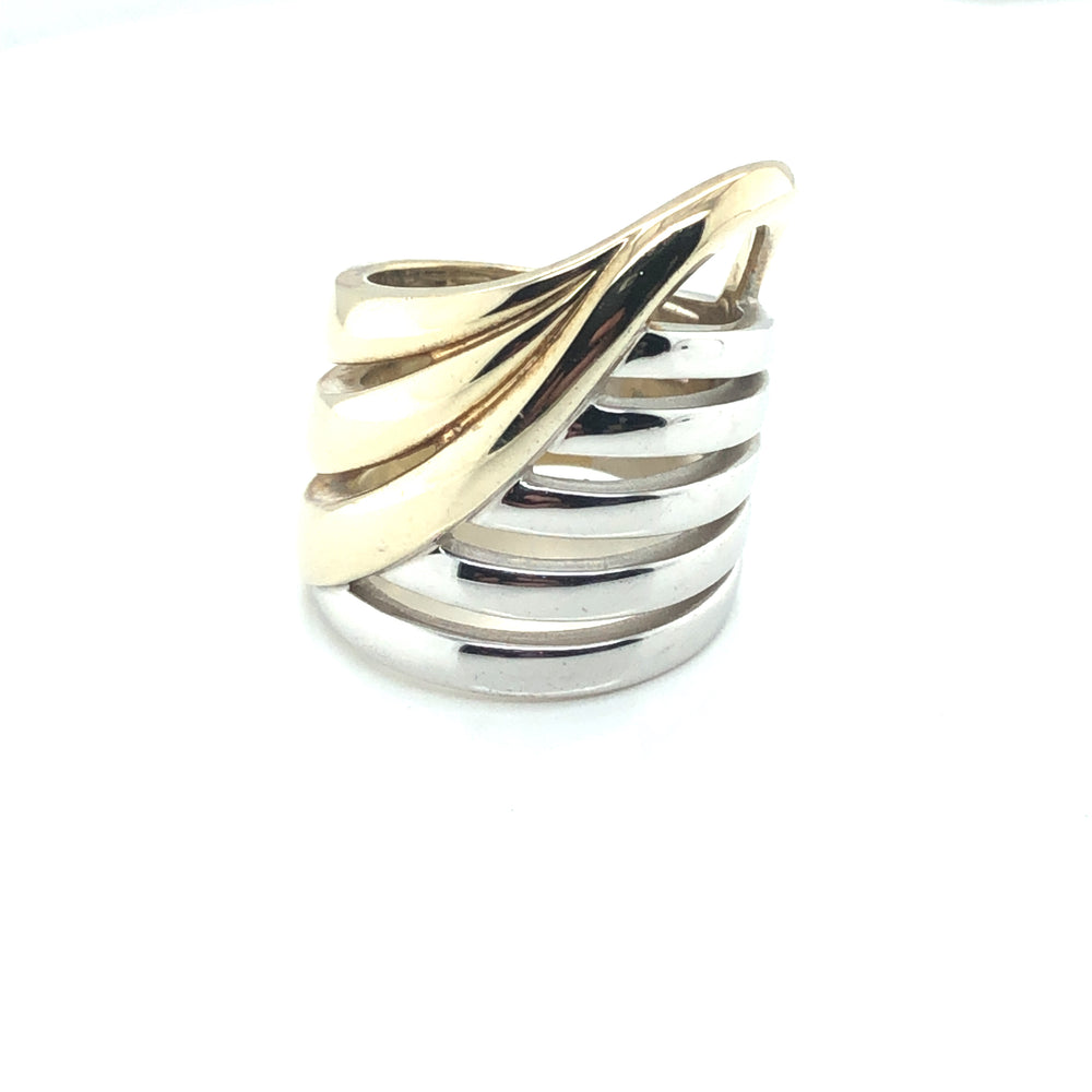 SS & YG Plated Ring