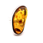 SS Amber Ring