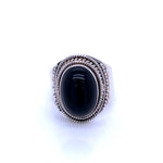 SS W/Onyx Ring