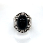 SS W/Onyx Ring