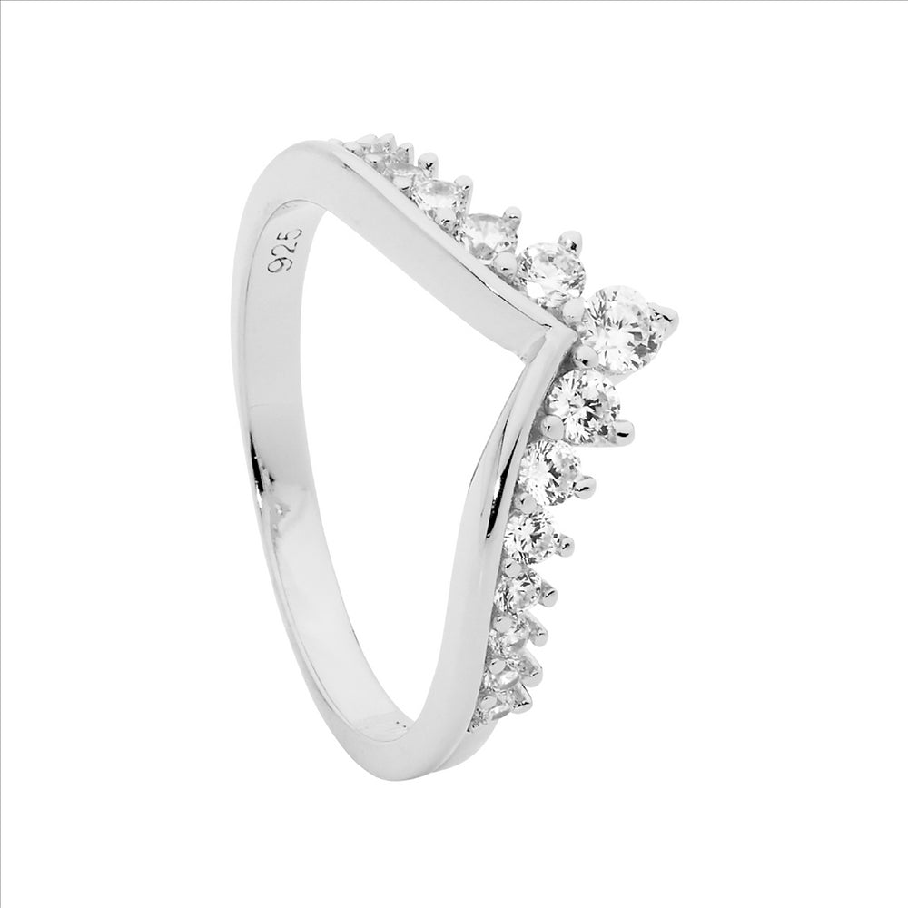 SS White CZ Ring