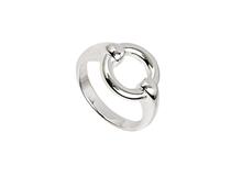 Silver Donut Ring