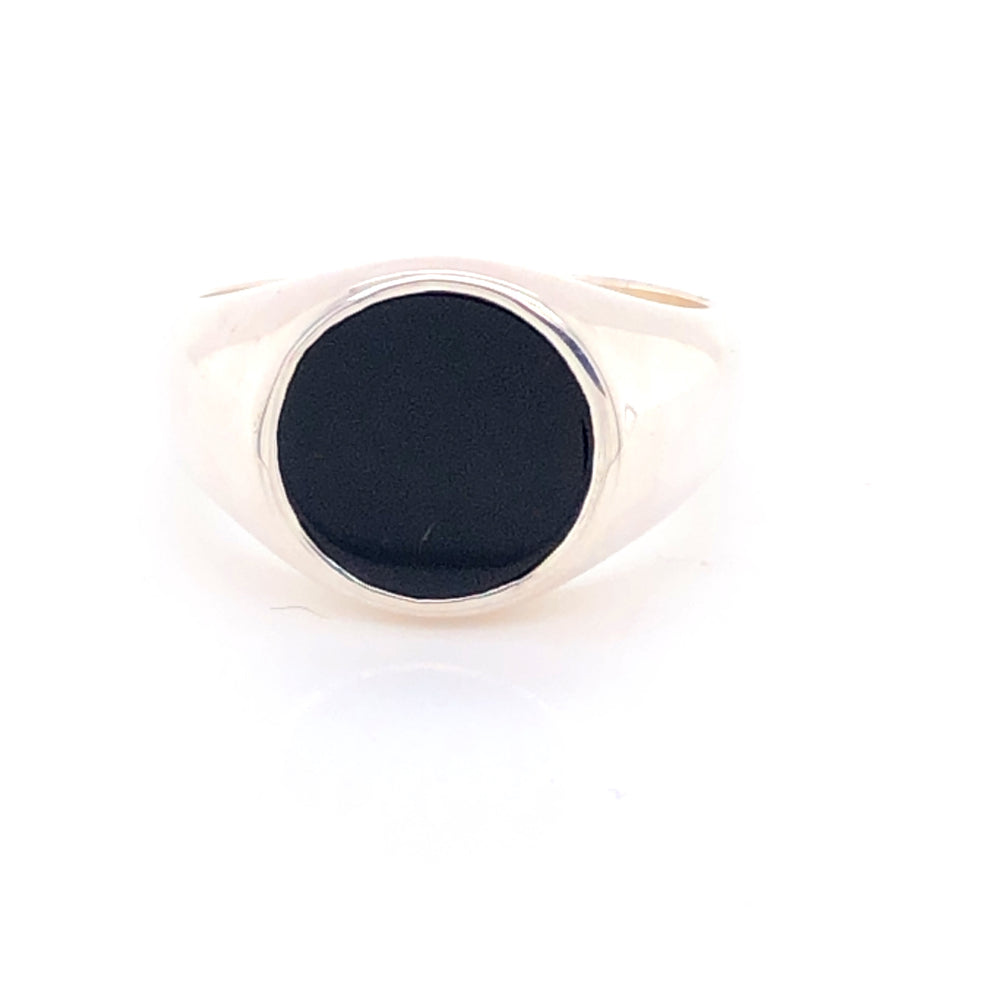SS Onyx Ring