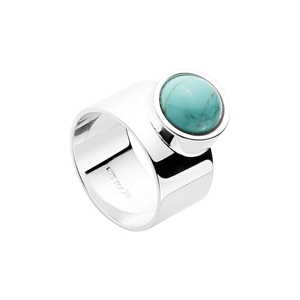SS Turquoise Ring