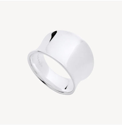 Najo Silver Impressionist Ring Size Large (9 : R1/2)