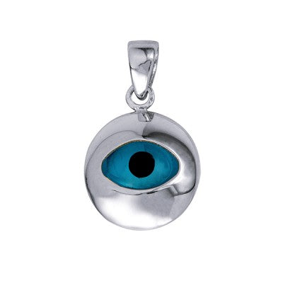 SS Greek Eye Pendant