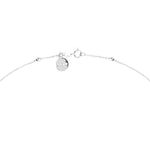 Sterling Silver Oval Beads Necklace