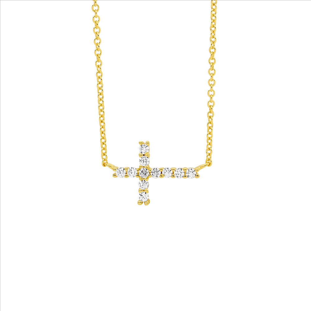 SS GP Cross Pendant & Chain
