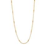 Silver Yellow Gold Plated Chain