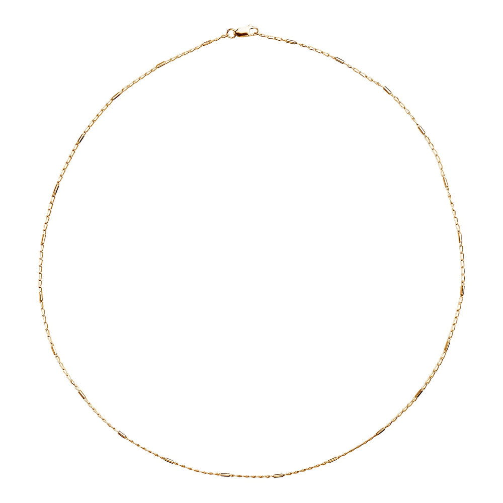 Silver Yellow Gold Plated Chain