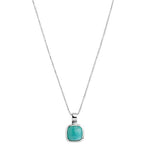 SS Chain with Amazonite Pendant
