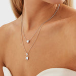 Najo Silver Amore Charm Necklace