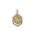 Ania Haie Gold Pop Charms Enamel Hexagon Charm Pendant